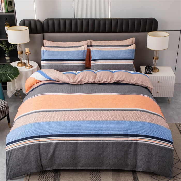 91家纺网 家纺一手货源 找家纺 佳宇轩 2026新款爆款140克独版植物羊绒加厚斜纹磨毛四件套 摩登时代