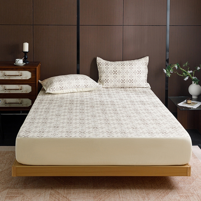 91家纺网 家纺一手货源 找家纺 悦然毛巾被 2026新款全棉三层纱A类多功能毛巾被休闲毯夏被床盖床单 几何序章