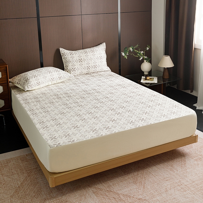 91家纺网 家纺一手货源 找家纺 悦然毛巾被 2026新款全棉三层纱A类多功能毛巾被休闲毯夏被床盖床单 几何序章