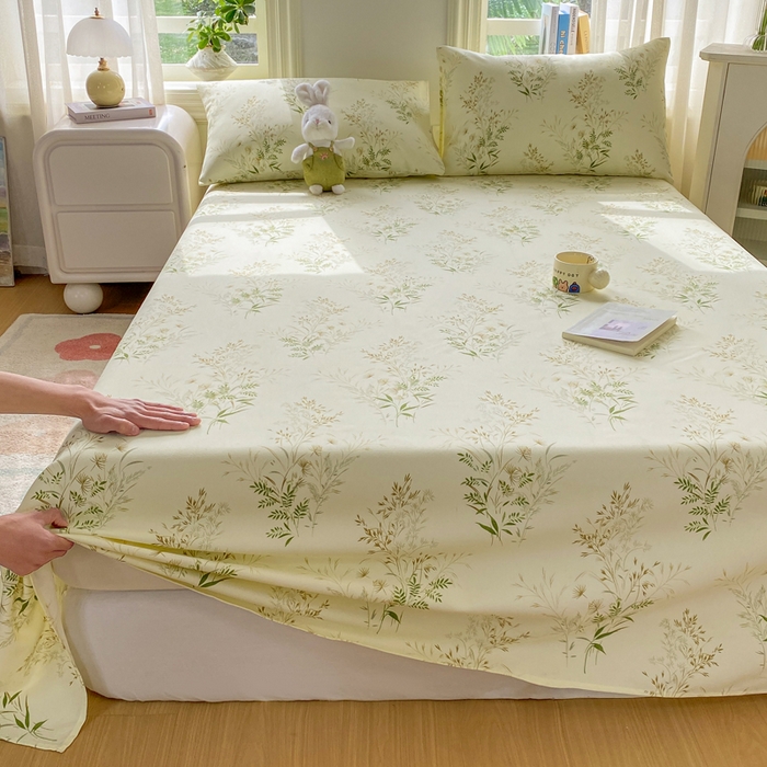 91家纺网 家纺一手货源 找家纺 漫仙阁家纺 2026新款老粗布床单系列 微风徐徐