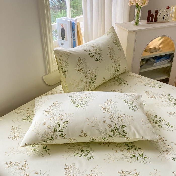 91家纺网 家纺一手货源 找家纺 漫仙阁家纺 2026新款老粗布床单系列 微风徐徐