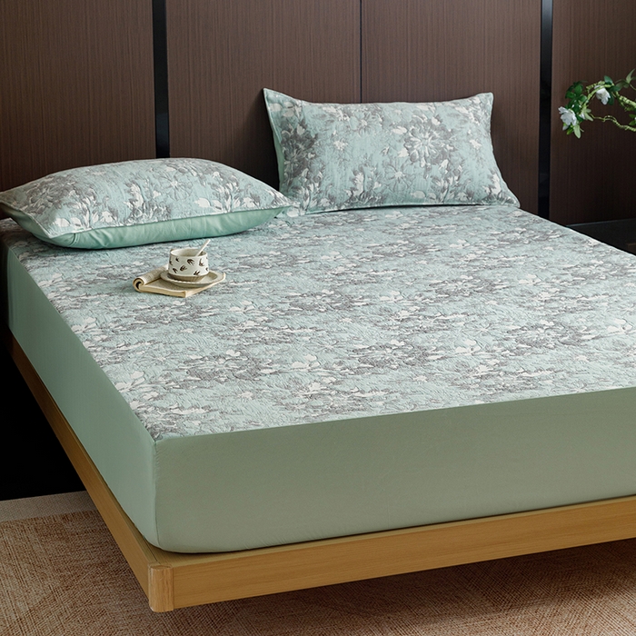 91家纺网 家纺一手货源 找家纺 悦然毛巾被 2026新款全棉三层纱A类多功能毛巾被休闲毯夏被床盖床单 浅夏微风