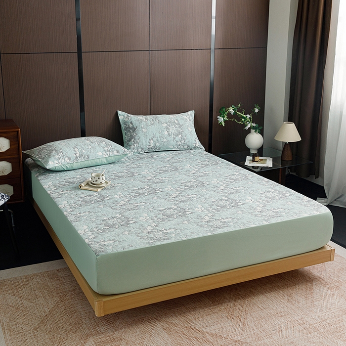 91家纺网 家纺一手货源 找家纺 悦然毛巾被 2026新款全棉三层纱A类多功能毛巾被休闲毯夏被床盖床单 浅夏微风