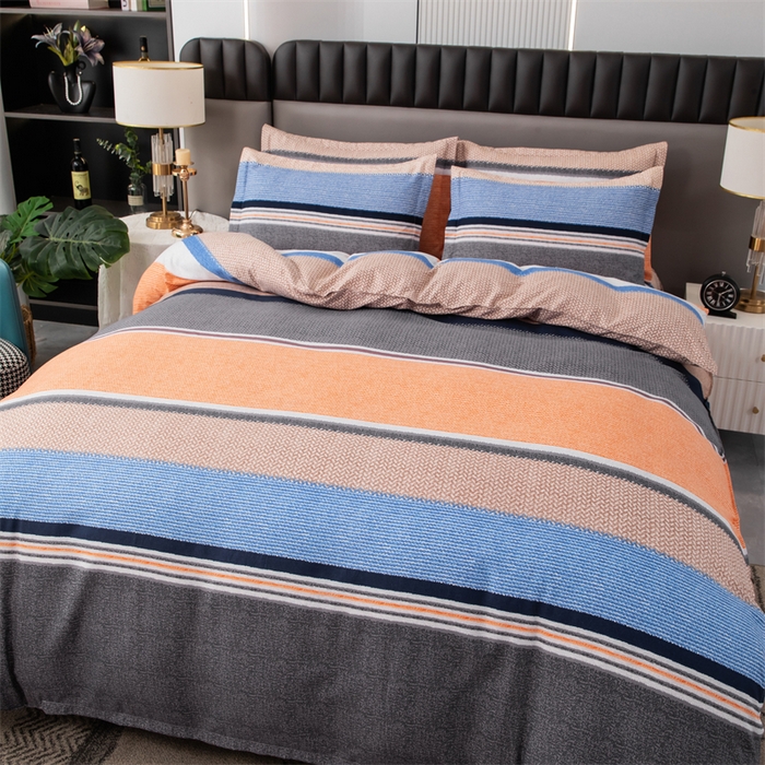 91家纺网 家纺一手货源 找家纺 佳宇轩 2026新款爆款140克独版植物羊绒加厚斜纹磨毛四件套 摩登时代