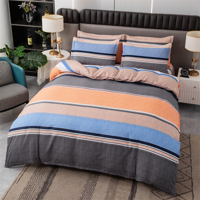 91家纺网 家纺一手货源 找家纺 佳宇轩 2026新款爆款140克独版植物羊绒加厚斜纹磨毛四件套 摩登时代