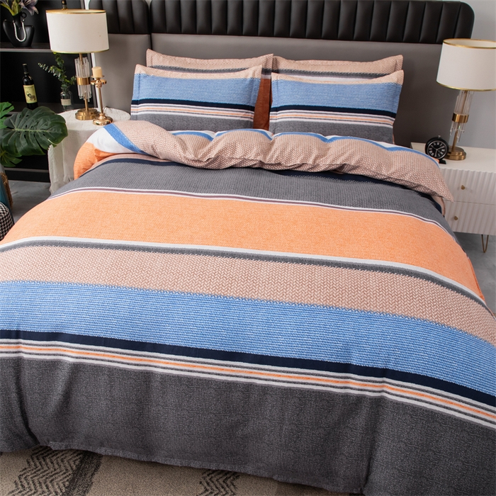 91家纺网 家纺一手货源 找家纺 佳宇轩 2026新款爆款140克独版植物羊绒加厚斜纹磨毛四件套 摩登时代