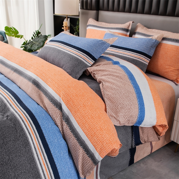 91家纺网 家纺一手货源 找家纺 佳宇轩 2026新款爆款140克独版植物羊绒加厚斜纹磨毛四件套 摩登时代