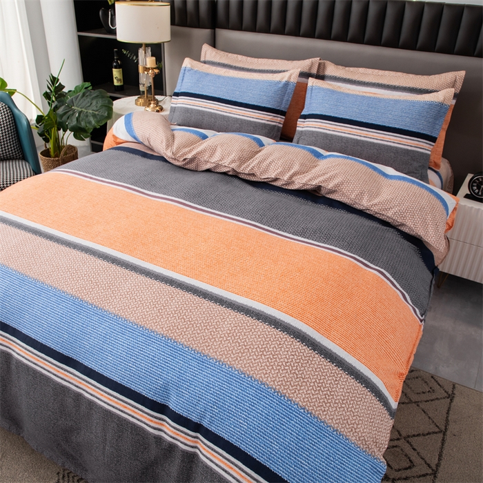 91家纺网 家纺一手货源 找家纺 佳宇轩 2026新款爆款140克独版植物羊绒加厚斜纹磨毛四件套 摩登时代