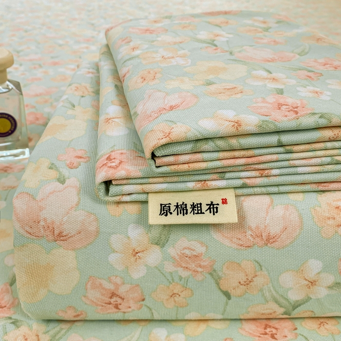 漫仙阁家纺 2026新款老粗布床单系列 夏花