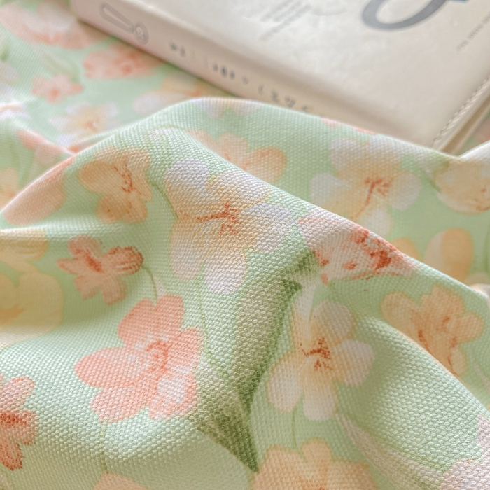 91家纺网 家纺一手货源 找家纺 漫仙阁家纺 2026新款老粗布床单系列 夏花