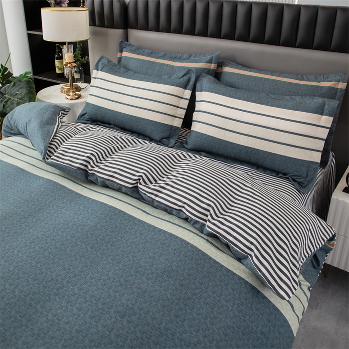 91家纺网 家纺一手货源 找家纺 佳宇轩 2026新款爆款140克独版植物羊绒加厚斜纹磨毛四件套 绅士