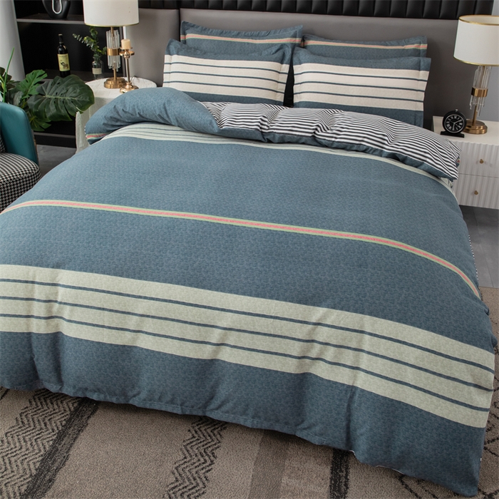 91家纺网 家纺一手货源 找家纺 佳宇轩 2026新款爆款140克独版植物羊绒加厚斜纹磨毛四件套 绅士