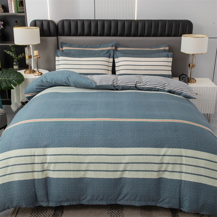 91家纺网 家纺一手货源 找家纺 佳宇轩 2026新款爆款140克独版植物羊绒加厚斜纹磨毛四件套 绅士