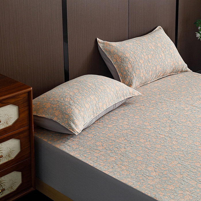 91家纺网 家纺一手货源 找家纺 悦然毛巾被 2026新款全棉三层纱A类多功能毛巾被休闲毯夏被床盖床单 森系呼吸