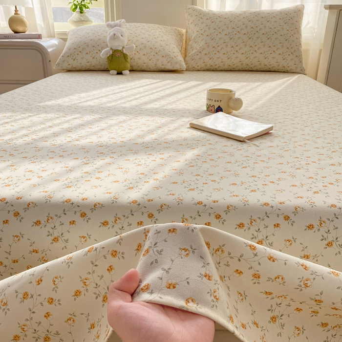 91家纺网 家纺一手货源 找家纺 漫仙阁家纺 2026新款老粗布床单系列 雅韵