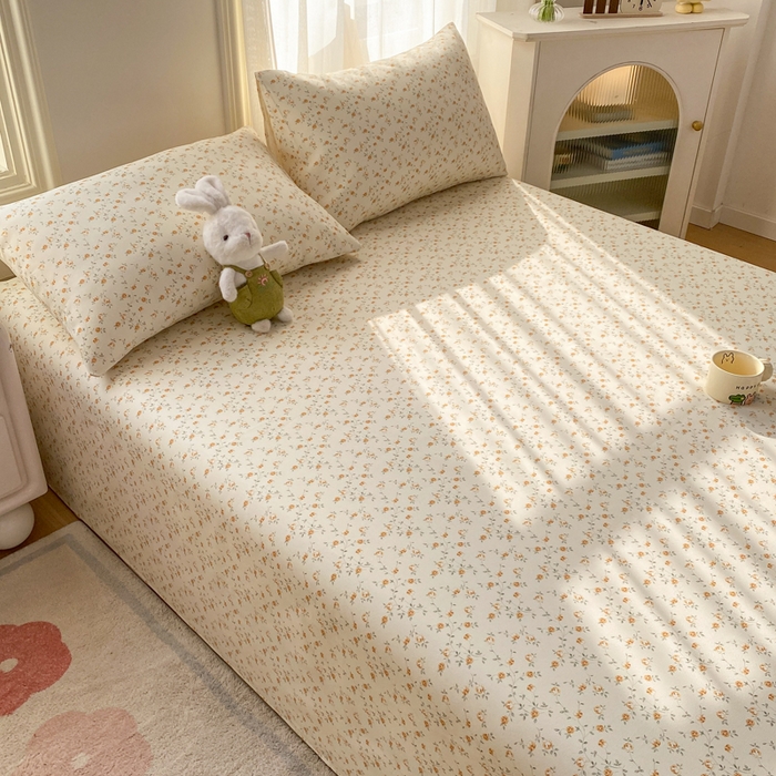 91家纺网 家纺一手货源 找家纺 漫仙阁家纺 2026新款老粗布床单系列 雅韵