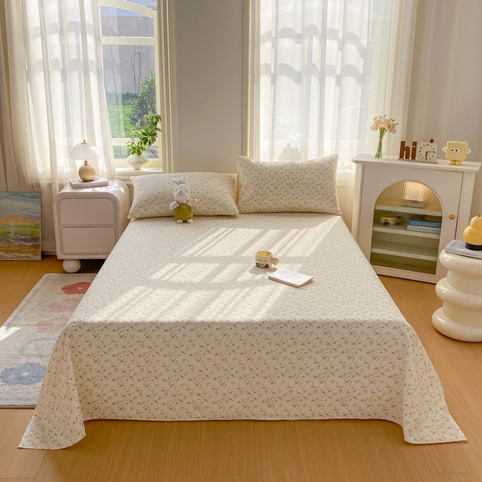 91家纺网 家纺一手货源 找家纺 漫仙阁家纺 2026新款老粗布床单系列 雅韵