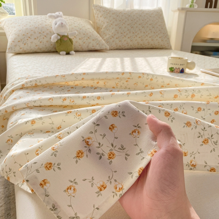 91家纺网 家纺一手货源 找家纺 漫仙阁家纺 2026新款老粗布床单系列 雅韵