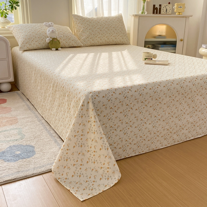 91家纺网 家纺一手货源 找家纺 漫仙阁家纺 2026新款老粗布床单系列 雅韵