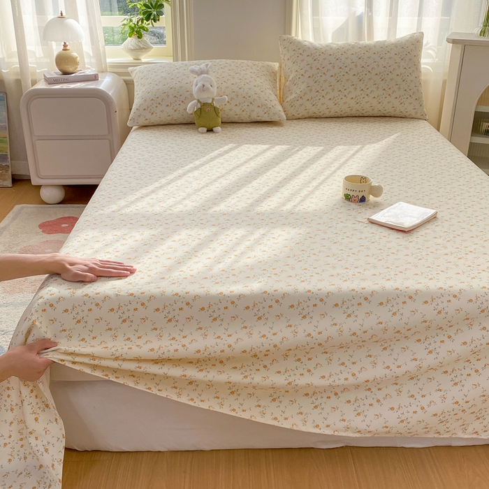 91家纺网 家纺一手货源 找家纺 漫仙阁家纺 2026新款老粗布床单系列 雅韵