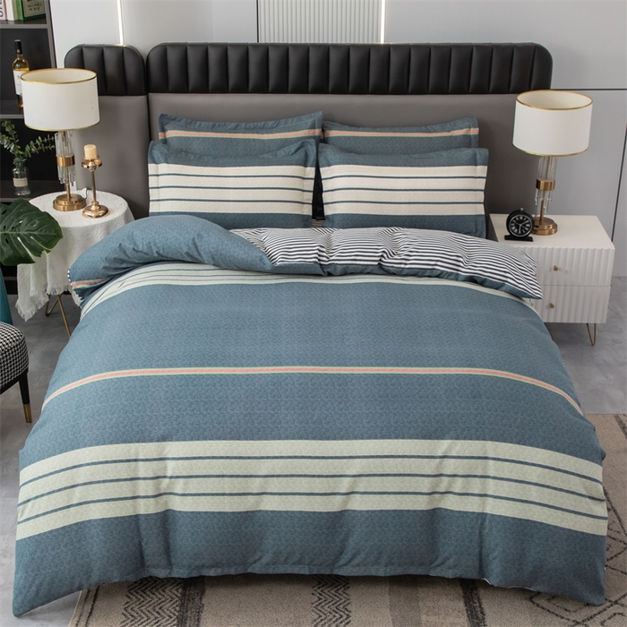 91家纺网 家纺一手货源 找家纺 佳宇轩 2026新款爆款140克独版植物羊绒加厚斜纹磨毛四件套 绅士