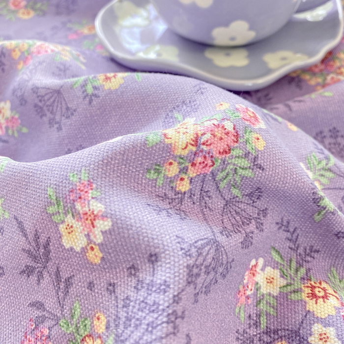 91家纺网 家纺一手货源 找家纺 漫仙阁家纺 2026新款老粗布床单系列 紫罗兰