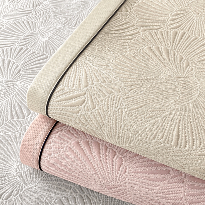 91家纺网 家纺一手货源 找家纺 绒艺席业 2026年新款立体浮雕工艺正宗凉感豆豆席凉席席子-平铺款 组合图仅做展示不可下单