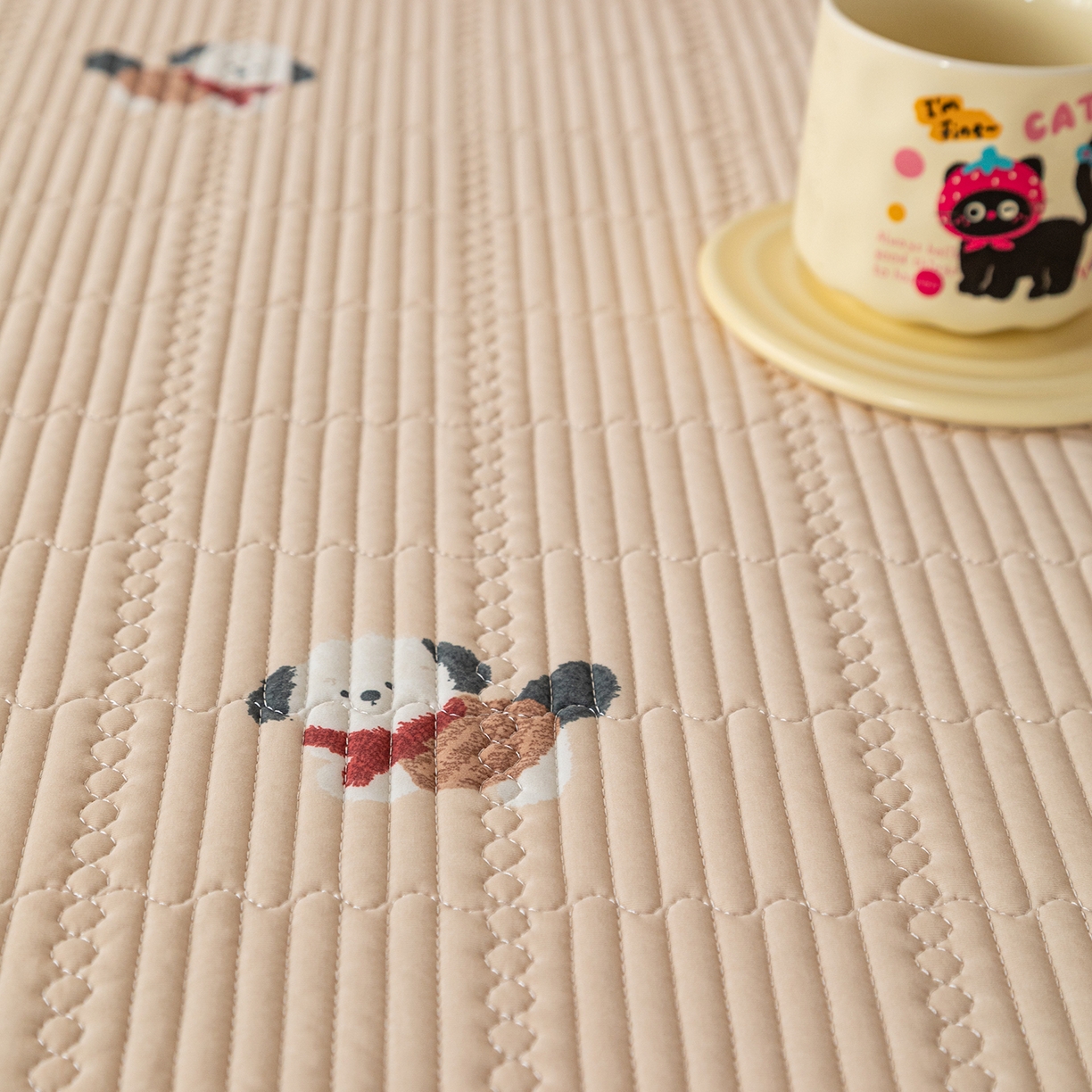 91家纺网 家纺一手货源 找家纺 （总）源舜家纺 2026新款锦氨印花凉感床盖三件套