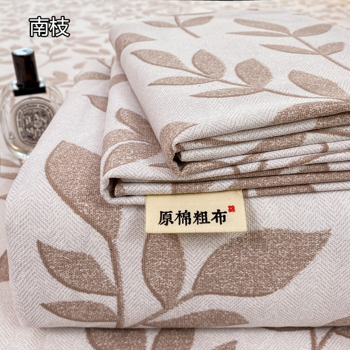 91家纺网 家纺一手货源 找家纺 （总）漫仙阁家纺 2026新款老粗布床单系列单床笠