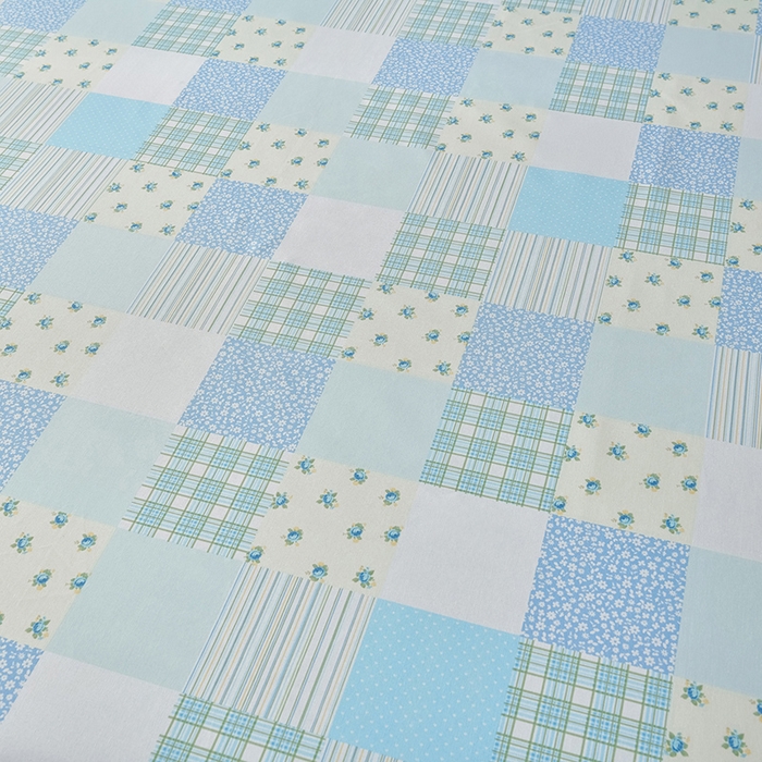 91家纺网 家纺一手货源 找家纺 星窝家纺 2026新款花边老粗布凉席三件套 半亩花田