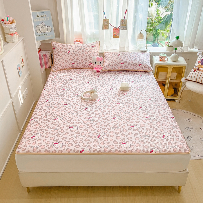 91家纺网 家纺一手货源 找家纺 （总）莱米家纺 2026新款斜纹凉感床席冰豆豆系列