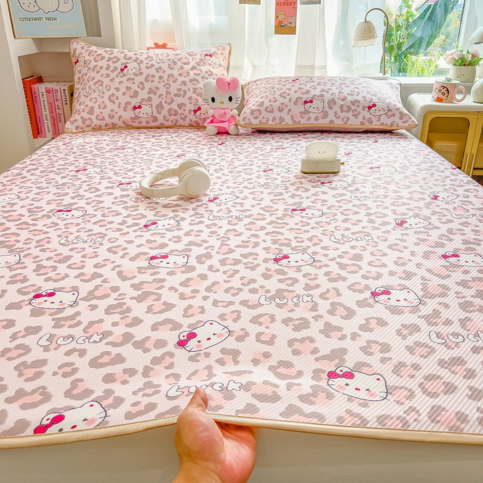 91家纺网 家纺一手货源 找家纺 （总）莱米家纺 2026新款斜纹凉感床席冰豆豆系列