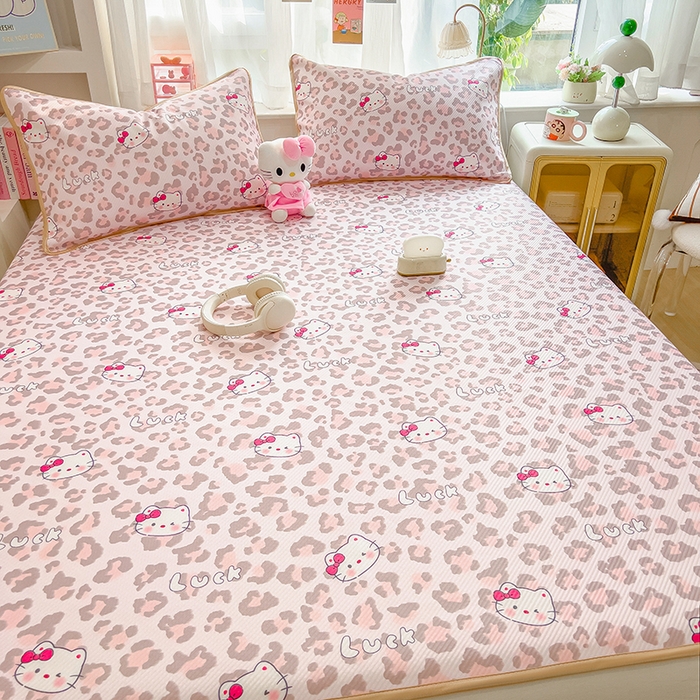 91家纺网 家纺一手货源 找家纺 （总）莱米家纺 2026新款斜纹凉感床席冰豆豆系列