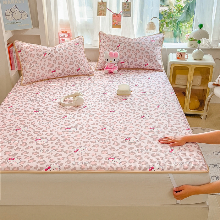 91家纺网 家纺一手货源 找家纺 （总）莱米家纺 2026新款斜纹凉感床席冰豆豆系列