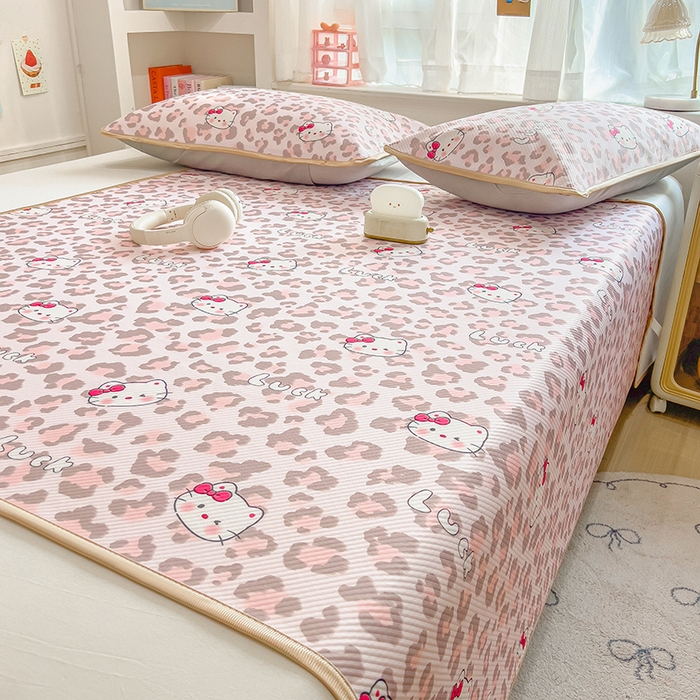 91家纺网 家纺一手货源 找家纺 （总）莱米家纺 2026新款斜纹凉感床席冰豆豆系列