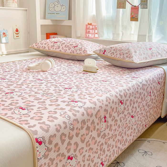 91家纺网 家纺一手货源 找家纺 （总）莱米家纺 2026新款斜纹凉感床席冰豆豆系列