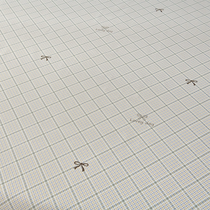 91家纺网 家纺一手货源 找家纺 星窝家纺 2026新款花边老粗布凉席三件套 初恋心语