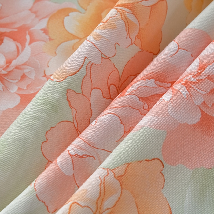 91家纺网 家纺一手货源 找家纺 星窝家纺 2026新款花边老粗布凉席三件套 花暖迎春