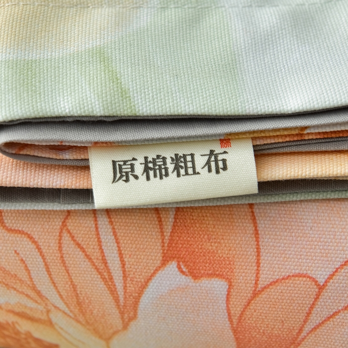 91家纺网 家纺一手货源 找家纺 星窝家纺 2026新款花边老粗布凉席三件套 花暖迎春