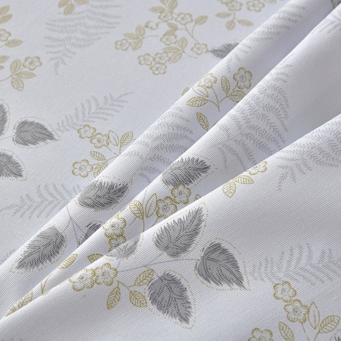 91家纺网 家纺一手货源 找家纺 星窝家纺 2026新款花边老粗布凉席三件套 花叶扶苏-灰