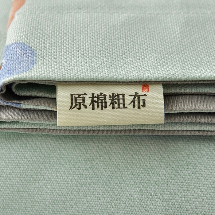 91家纺网 家纺一手货源 找家纺 星窝家纺 2026新款花边老粗布凉席三件套 嘉百丽-绿