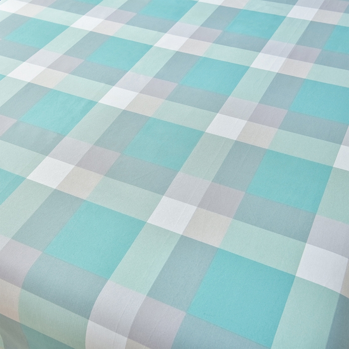 91家纺网 家纺一手货源 找家纺 星窝家纺 2026新款花边老粗布凉席三件套 青春活力-蓝