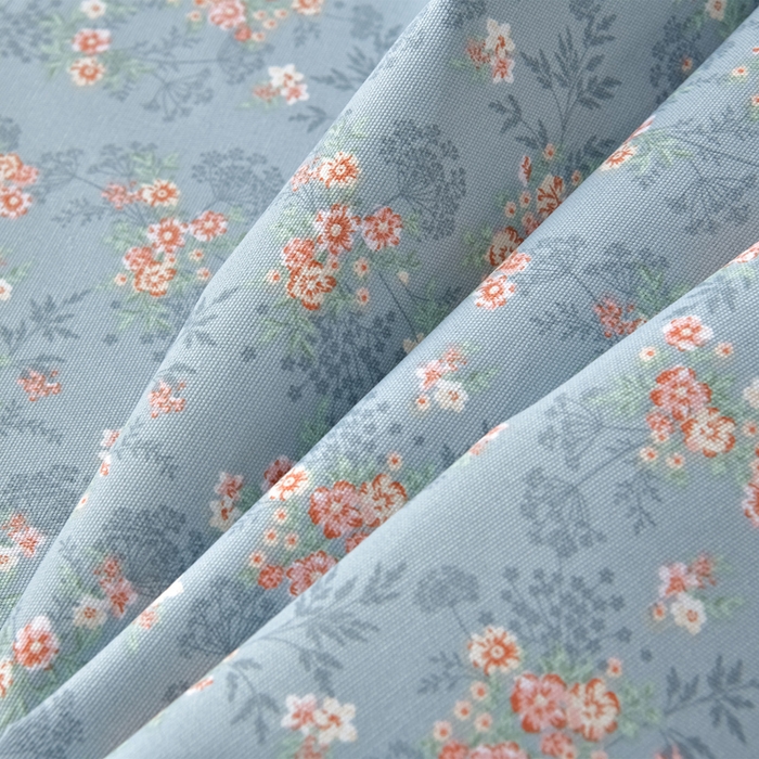 91家纺网 家纺一手货源 找家纺 星窝家纺 2026新款花边老粗布凉席三件套 山樱漫语-灰