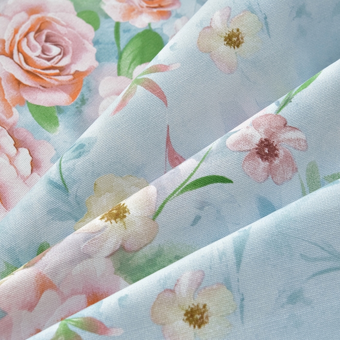 91家纺网 家纺一手货源 找家纺 星窝家纺 2026新款花边老粗布凉席三件套 微澜