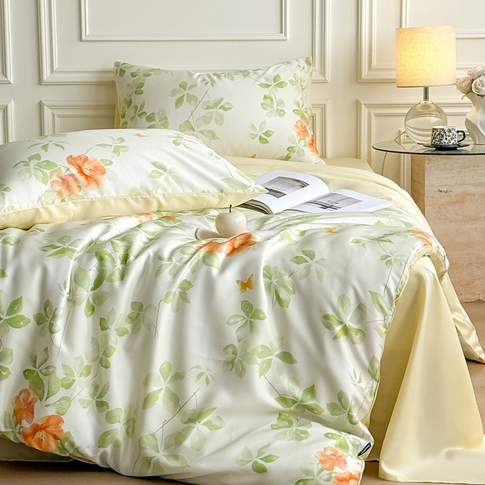 91家纺网 家纺一手货源 找家纺 （总）Mr.pig猪先生水洗棉 2026新款A类天丝莱赛尔数码印花四件套夏季凉感丝滑被套床单床上用品（展示价格为控价，实际价格请联系客服）