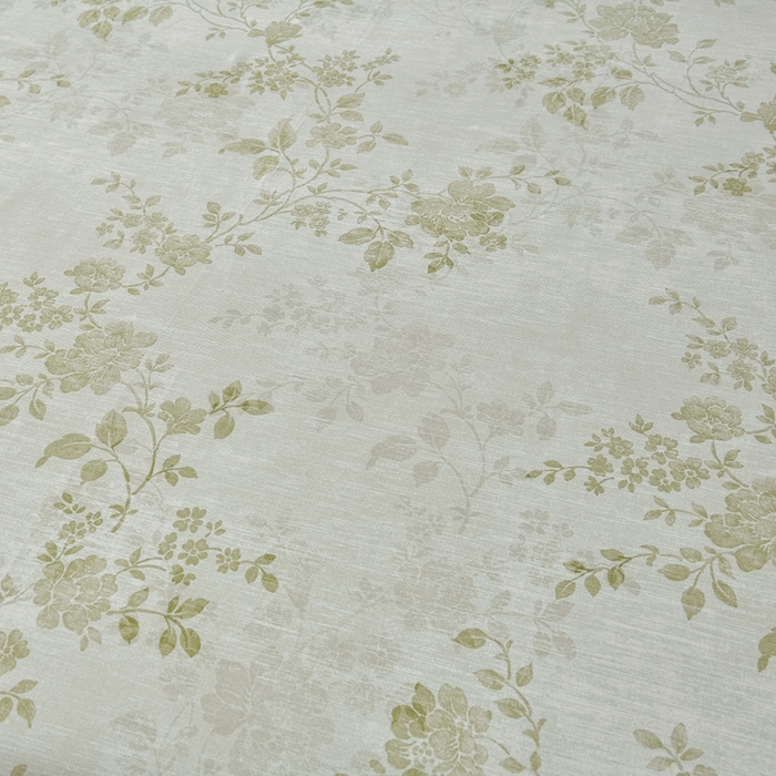 91家纺网 家纺一手货源 找家纺 星窝家纺 2026新款花边老粗布凉席三件套 香颂花影-绿