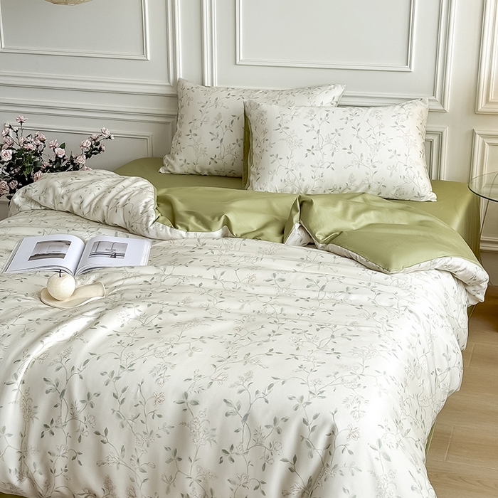 91家纺网 家纺一手货源 找家纺 Mr.pig猪先生水洗棉 2026新款A类天丝莱赛尔数码印花四件套夏季凉感丝滑被套床单床上用品（展示价格为控价，实际价格请联系客服） 纸夏