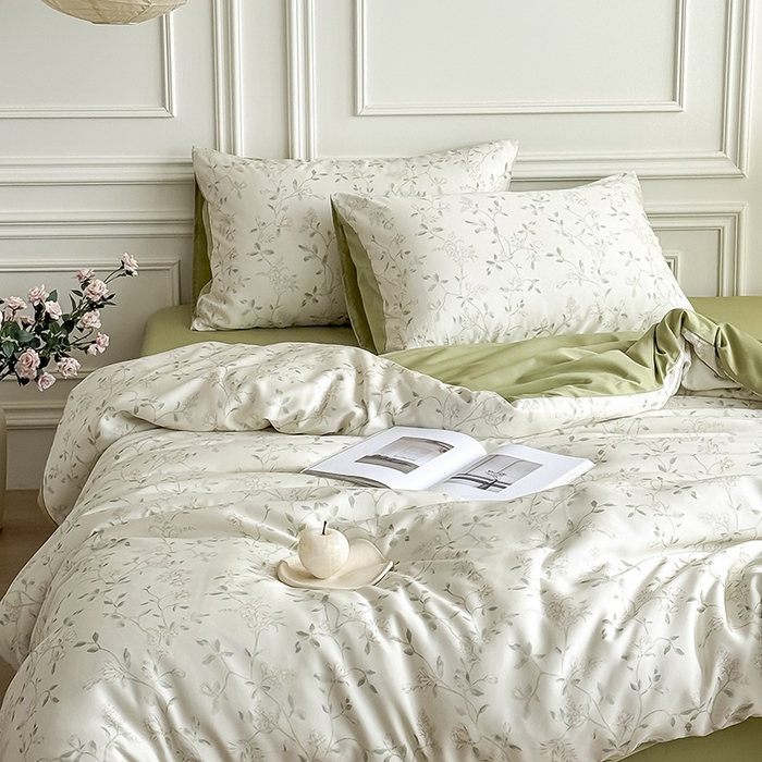 91家纺网 家纺一手货源 找家纺 Mr.pig猪先生水洗棉 2026新款A类天丝莱赛尔数码印花四件套夏季凉感丝滑被套床单床上用品（展示价格为控价，实际价格请联系客服） 纸夏