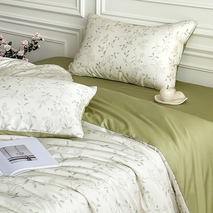 91家纺网 家纺一手货源 找家纺 Mr.pig猪先生水洗棉 2026新款A类天丝莱赛尔数码印花四件套夏季凉感丝滑被套床单床上用品（展示价格为控价，实际价格请联系客服） 纸夏