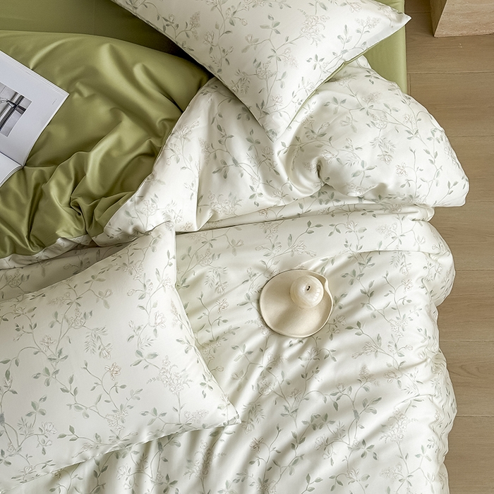 91家纺网 家纺一手货源 找家纺 Mr.pig猪先生水洗棉 2026新款A类天丝莱赛尔数码印花四件套夏季凉感丝滑被套床单床上用品（展示价格为控价，实际价格请联系客服） 纸夏